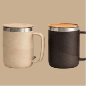 owerPlus EcoWave Mini Stainless Steel Double Wall Coffee Mug