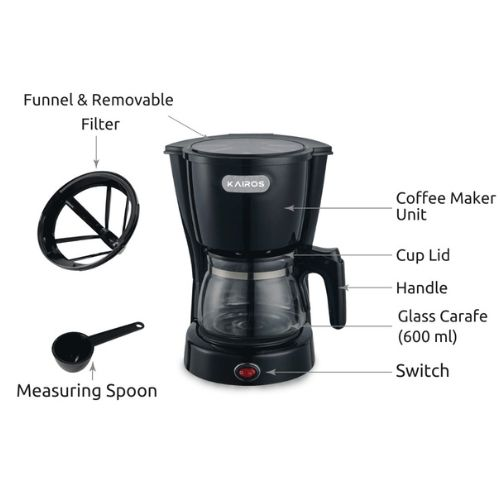 Kairos QuickBrew 600ML Drip Coffee Maker