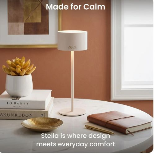 Table Lamp - Timalfi Stella Sleek Metal Touch Lamp