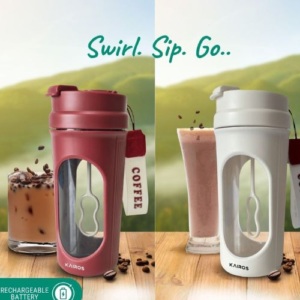 Kairos StirMate 450ML Self-Stirring Bottle | Automatic Wireless Stirring Drink Bottle
