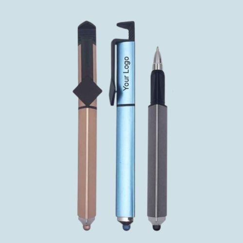 3 in 1 Triangle Ball Pen – Stylus & Mobile Stand H036
