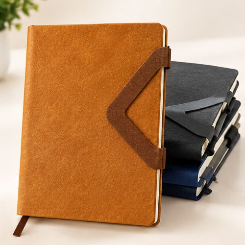 A5 Diary - H1030 Magnetic Flap PU Leather Notebook