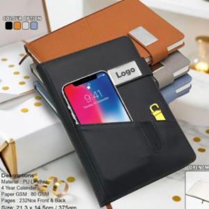 A5 Diary - H1038 Multifunctional with Mobile Holder