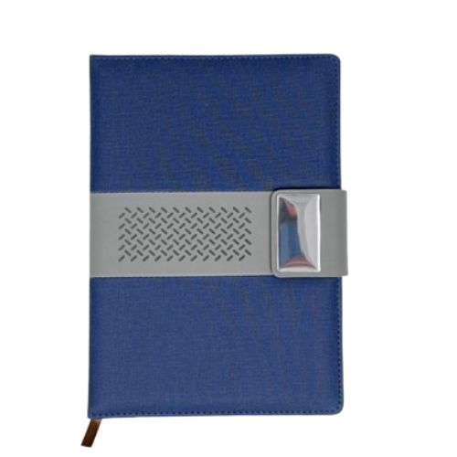 A5 Diary with Metal Strap - 4-Year Calendar, PU Leather