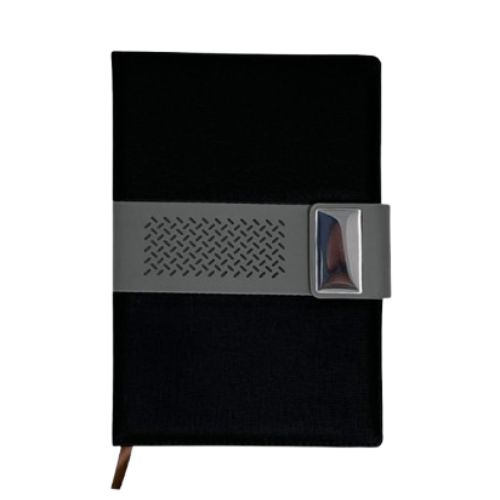 A5 Diary with Metal Strap - 4-Year Calendar, PU Leather