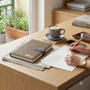 A5 Diary with Silicone Lock - 200 Pages, PU Leather H1051