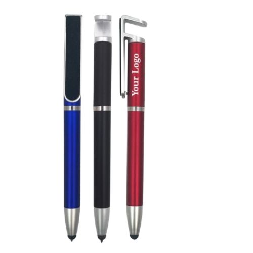 Ball Pen with Mobile Stand, Stylus & Cleaner – Model H021