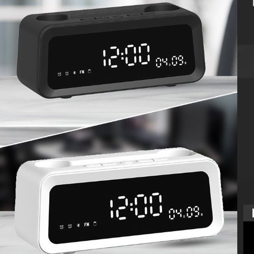 Bluetooth Speaker Desk Organizer with Alarm Clock Deskmate Pro