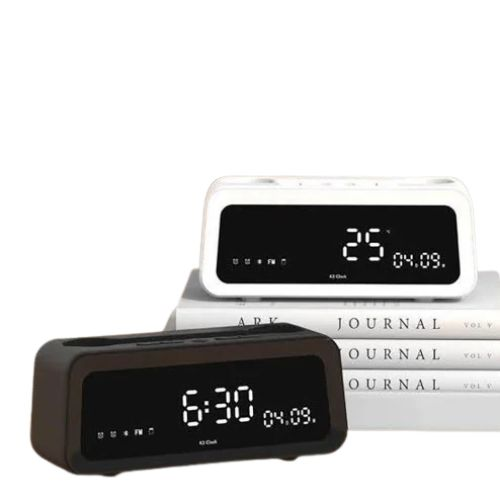Bluetooth Speaker Desk Organizer with Alarm Clock Deskmate Pro E007