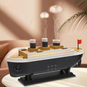 Boat Aroma Humidifier with Timer & LED Light