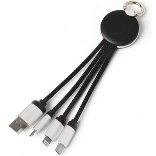 Charging Kit 3 In 1 Keychain Compact Multi Charging Kit