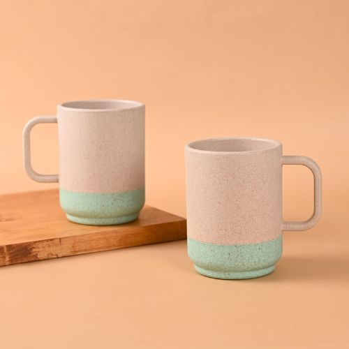 Dual Java Coffee Mug Set of 2 – 375ml Eco-Friendly Mugs