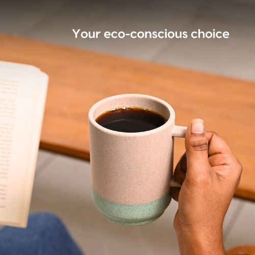 Dual Java Coffee Mug Set of 2 – 375ml Eco-Friendly Mugs