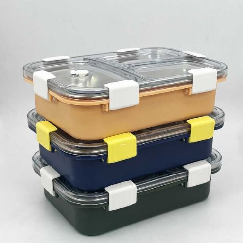 Lunch Box - H2602 3 Compartment Lunch Box