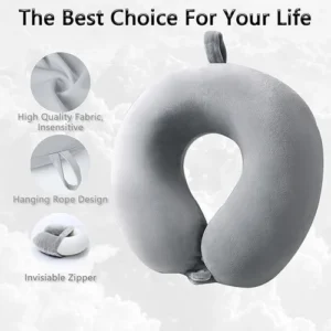 Neck Pillow Ergonomic Round– Premium Memory Foam Neck Pillow