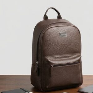Police Brown Backpack – Alfred PTMG Regular Grained