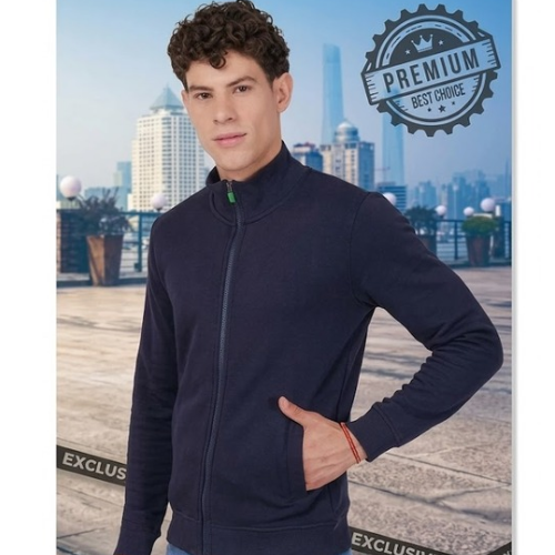 UCB Full Sleeves Zipper Jacket for Men