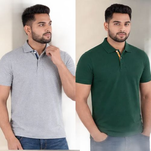UCB Polo T Shirt for Men 60% Cotton, 40% Polyester