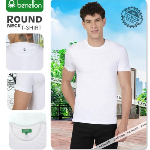 UCB Round Neck T-Shirt for Men 100% Cotton, 4 Colours