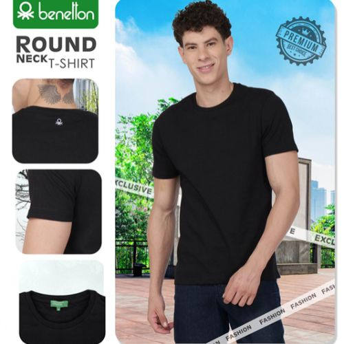 UCB Round Neck T-Shirt for Men 100% Cotton, 4 Colours