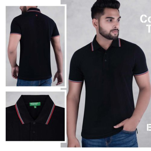 UCB Tipping Polo T Shirt for Men 100% Cotton