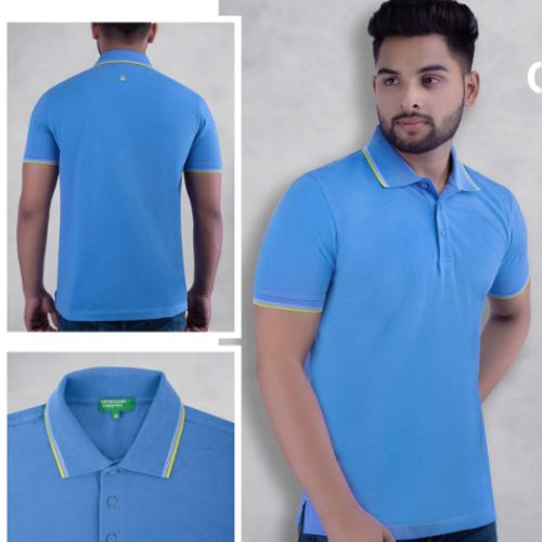 UCB Tipping Polo T Shirt for Men 100% Cotton,