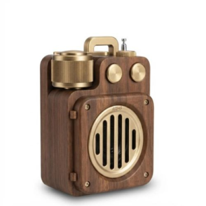 Vintage Radio Bluetooth Speaker | Wooden-Look, AUX, USB & TF (MM-6)