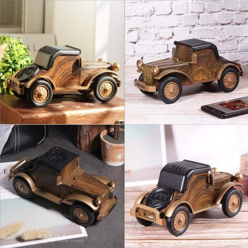 Vintage Car Bluetooth Speaker | Wooden-Look Classic Car (MM-7)