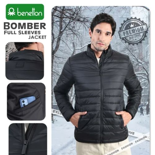 UCB Full Sleeves Bomber Jacket for Men | 5 Colours, Quilted Nylon UCB Full Sleeves Bomber Jacket for Men | 5 Colours, Quilted Nylon