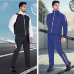 UCB Track Suit for Men | Blue and Black & White Polyester Tracksuit