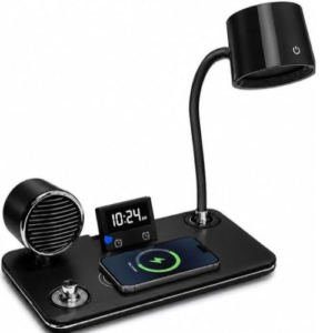 Wireless Charger – VACTIVE 4 in 1 Lamp with Clock