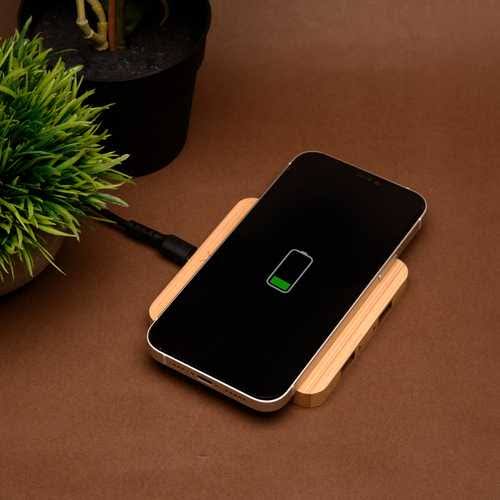 Wireless Charger – Bamboo 15W Square & Round