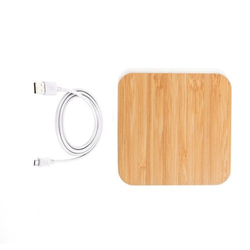 Wireless Charger – Bamboo 15W Square & Round