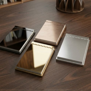 Writing Note Pad - H830 Metal Cover, Anti-Skid Base
